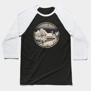 Night snow at Kambara Baseball T-Shirt